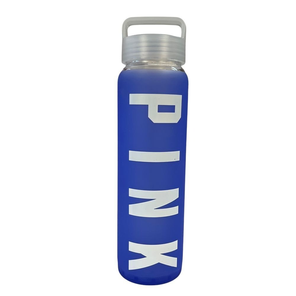 Victoria's Secret PINK‎ Logo Silicone Screw Top 18oz. Water Bottle